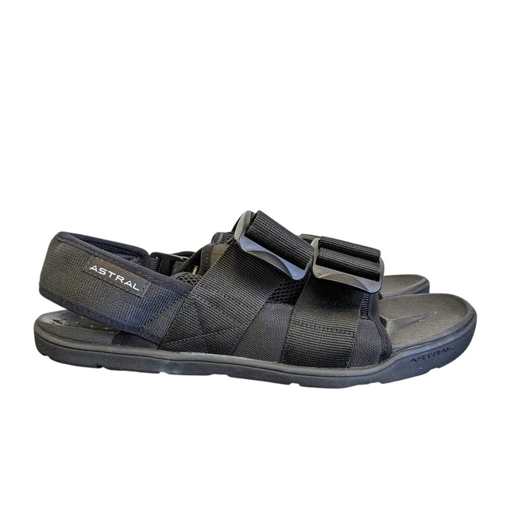 Astral Men's PFD Sport Sandal-Stealth Black-10-USED VERY GOOD-S243